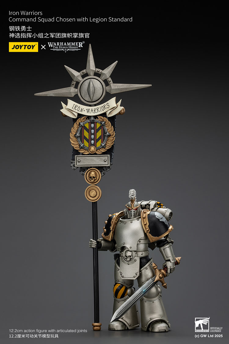 Iron Warriors Command Squad Chosen with Legion Standard - view 2