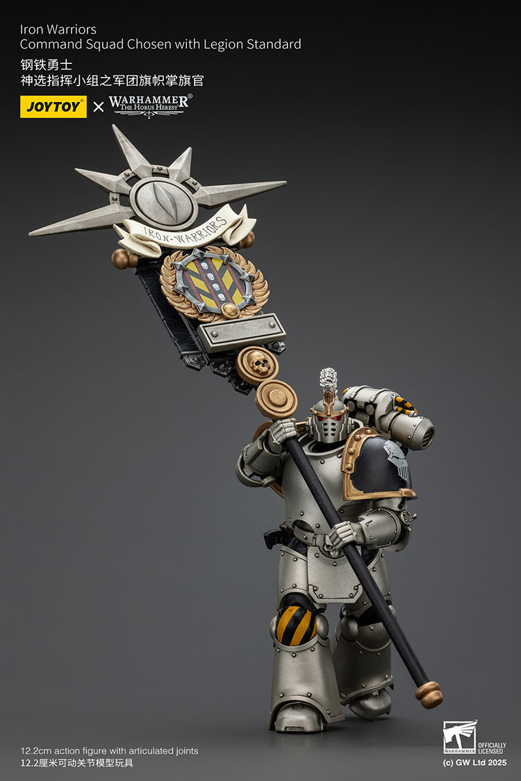 Iron Warriors Command Squad Chosen with Legion Standard - view 4