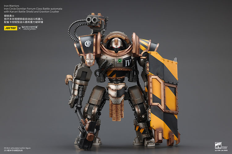 Iron Warriors Iron Circle Domitar-Ferrum Class Battle-automata with Karceri Battle Shield and Graviton Crusher - main product image