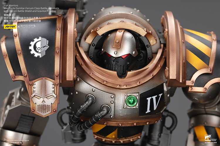 Iron Warriors Iron Circle Domitar-Ferrum Class Battle-automata with Karceri Battle Shield and Graviton Crusher - view 11