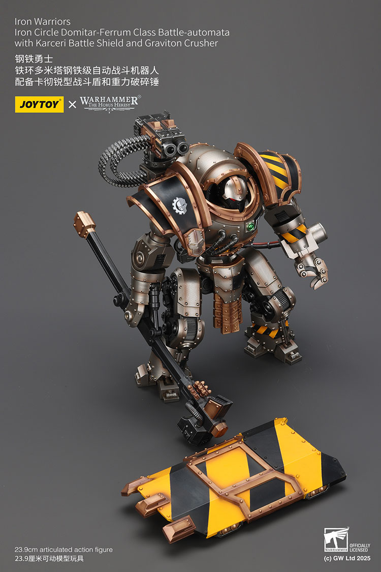 Iron Warriors Iron Circle Domitar-Ferrum Class Battle-automata with Karceri Battle Shield and Graviton Crusher - view 15