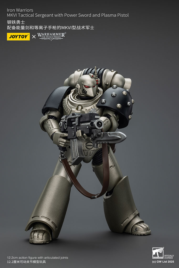 Iron Warriors MKVI Tactical Sergeant with Power Sword and Plasma Pistol - view 9