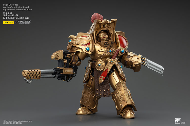 Legio Custodes Aquilon Terminator Squad Aquilon with Infernus Firepike - view 2