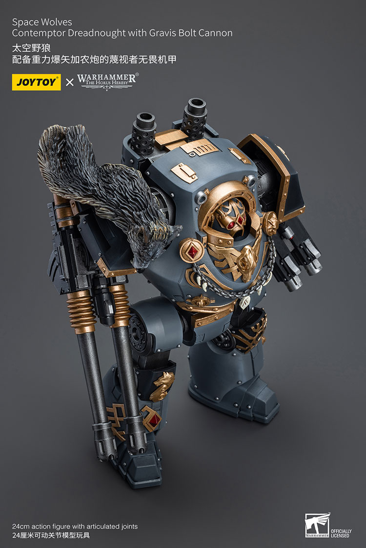 Space Wolves Contemptor Dreadnought with Gravis Bolt Cannon - view 13