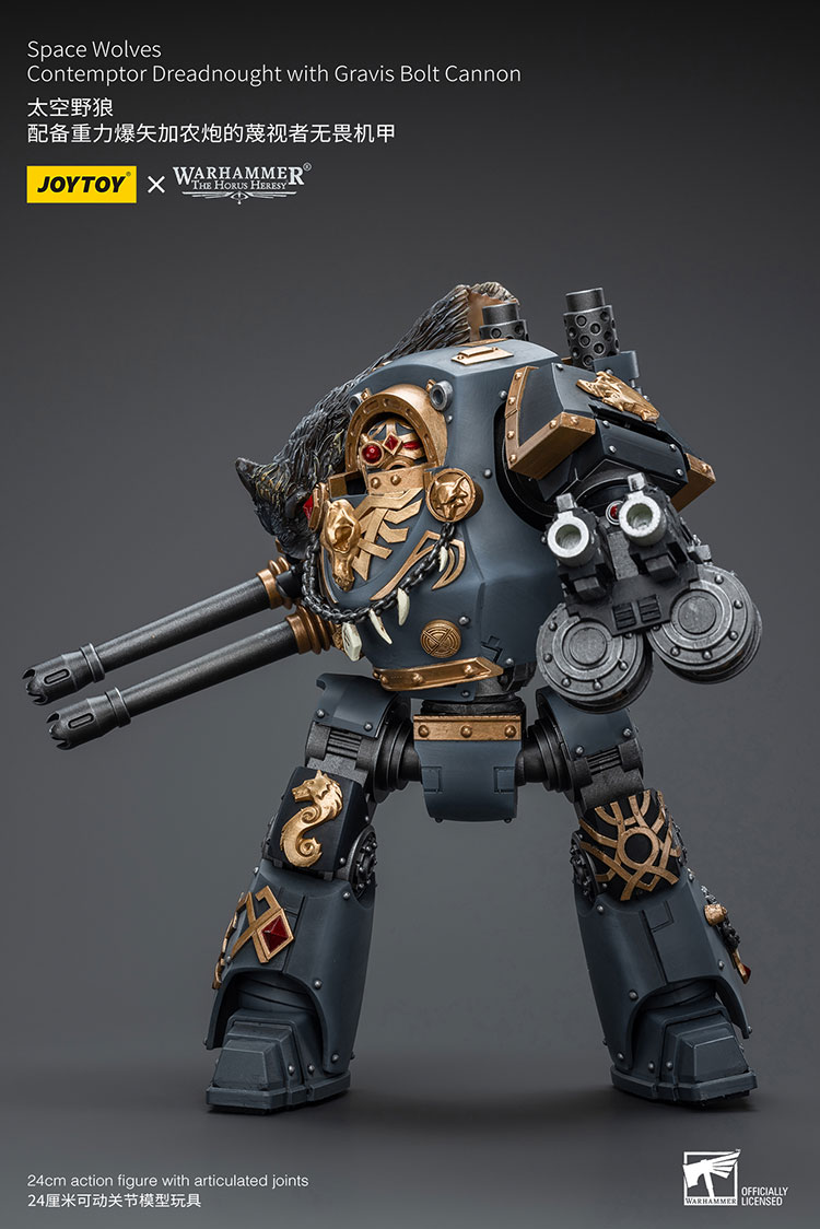 Space Wolves Contemptor Dreadnought with Gravis Bolt Cannon - view 5