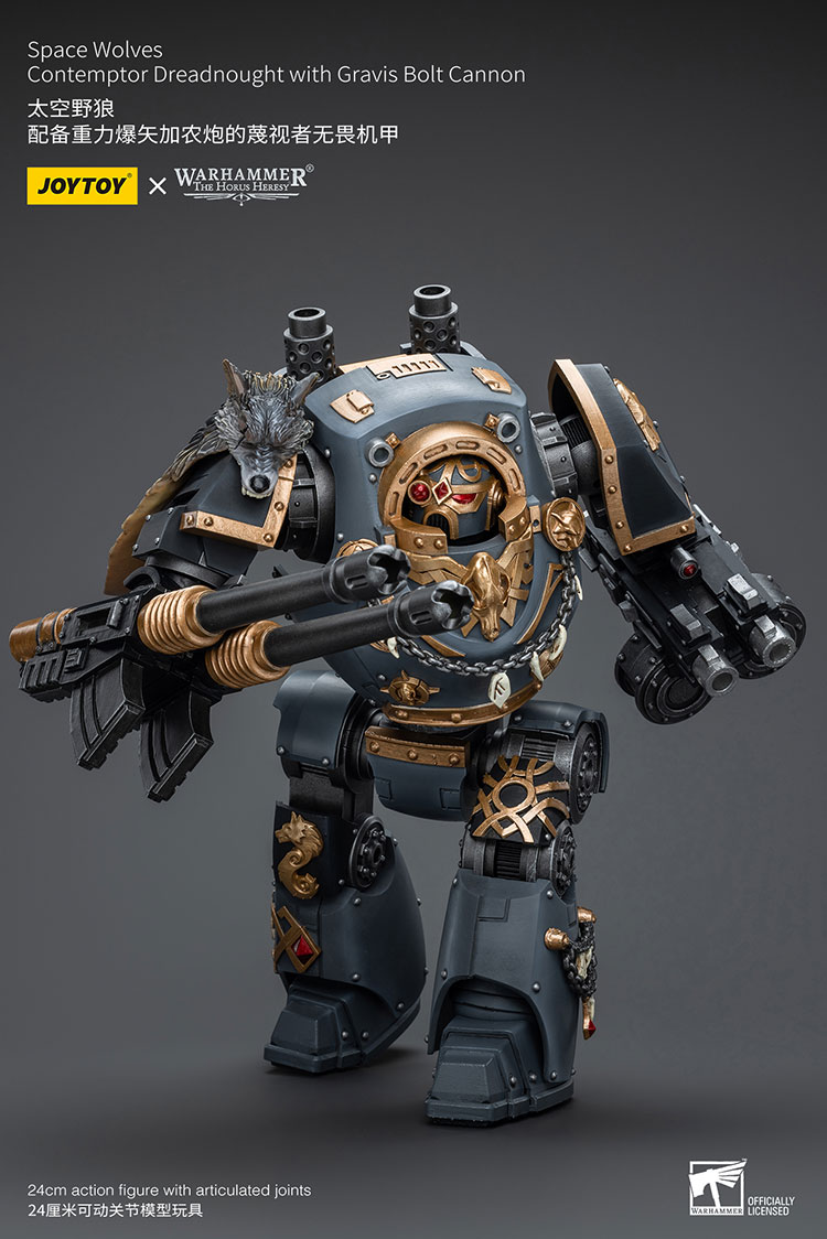 Space Wolves Contemptor Dreadnought with Gravis Bolt Cannon - view 9