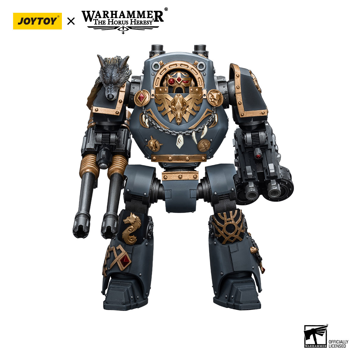 Space Wolves Contemptor Dreadnought with Gravis Bolt Cannon - view 17