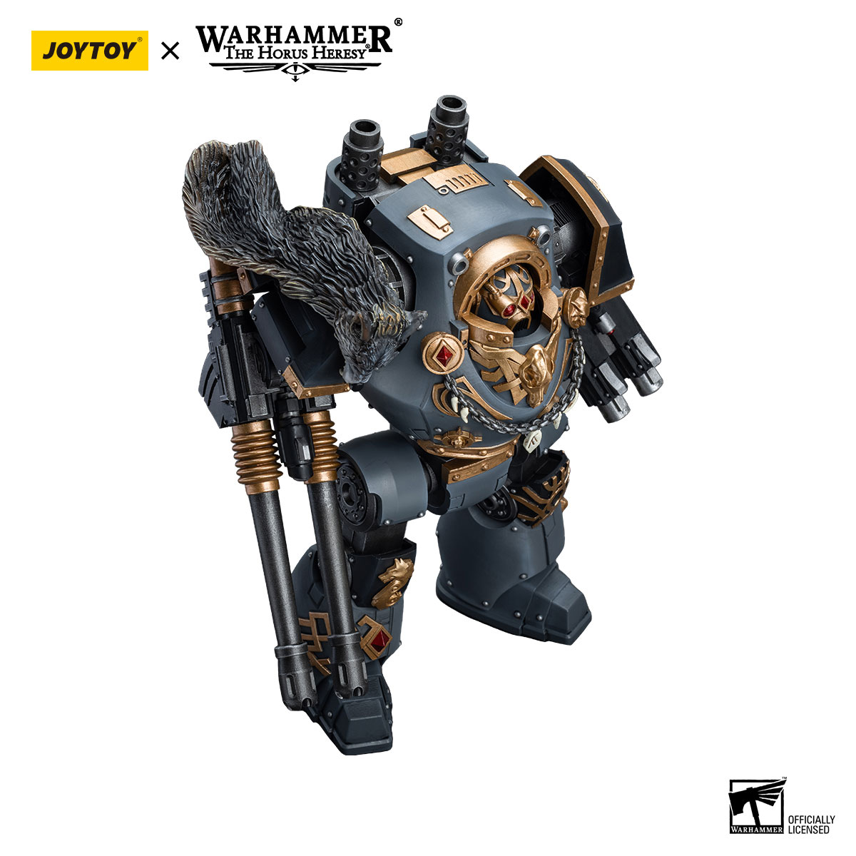 Space Wolves Contemptor Dreadnought with Gravis Bolt Cannon - view 19