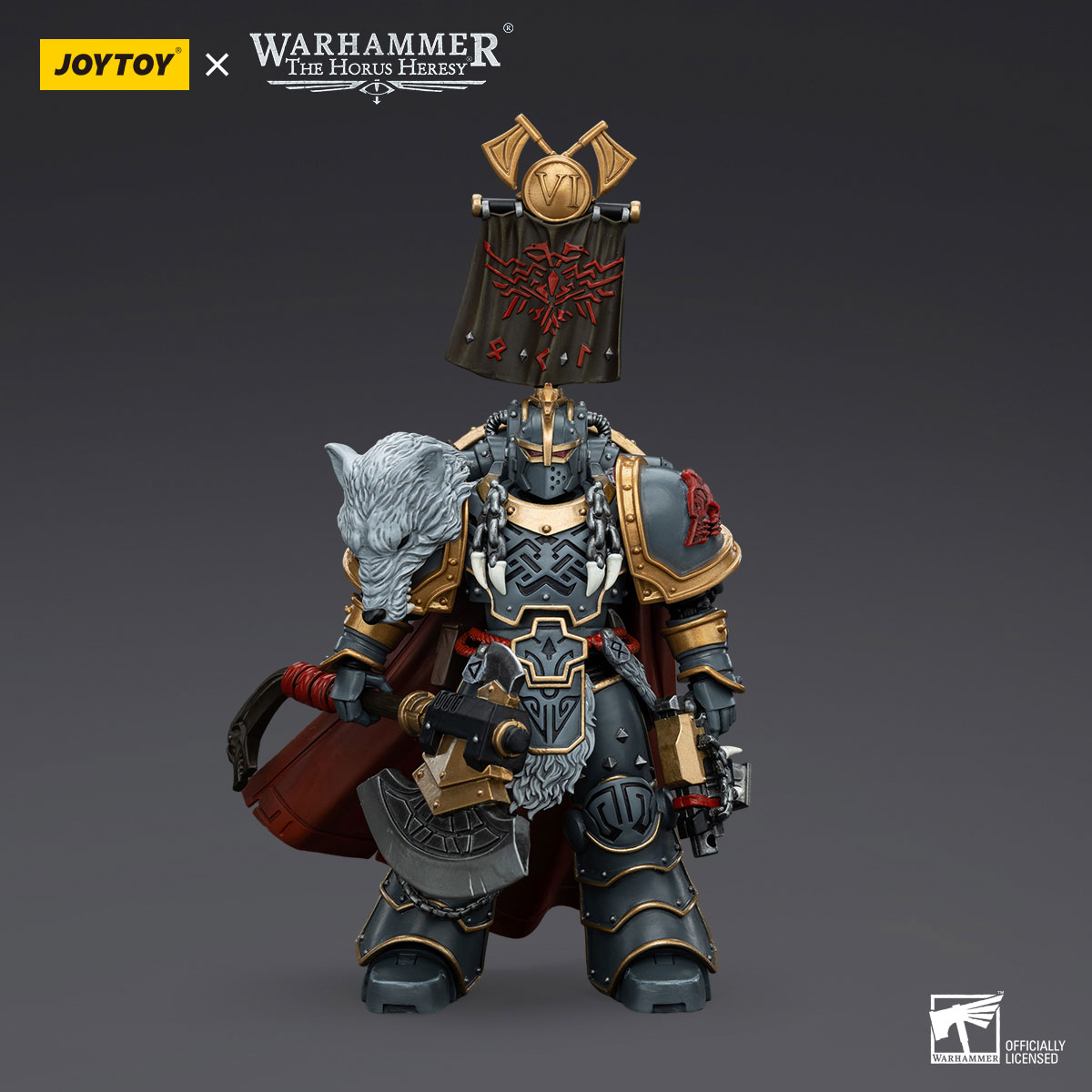 Space Wolves Legion Praetor with Power Axe and Combat Shield - view 10
