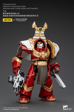 Thousand Sons Sekhmet Terminator Cabal Sekhmet With Combi-Bolter And Chainfist - Premium action figure - $46.99