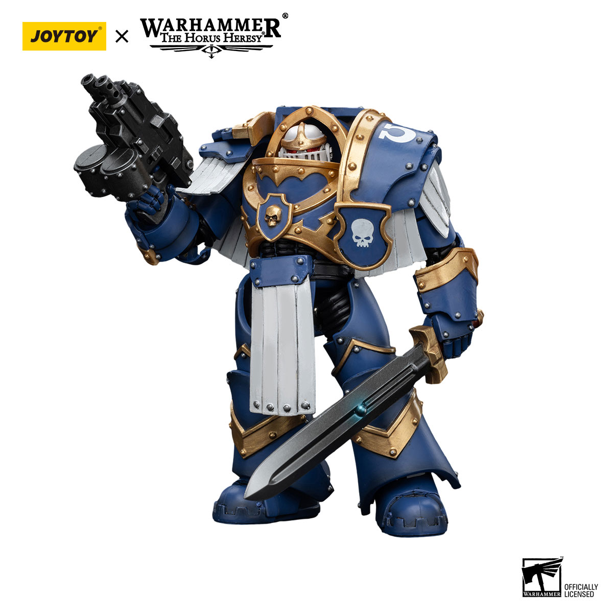 Ultramarines Cataphractii Terminator Squad Sergeant with Power Sword - view 10