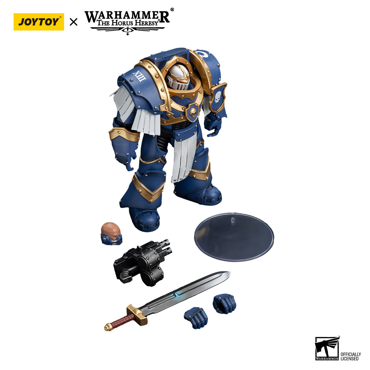 Ultramarines Cataphractii Terminator Squad Sergeant with Power Sword - view 12