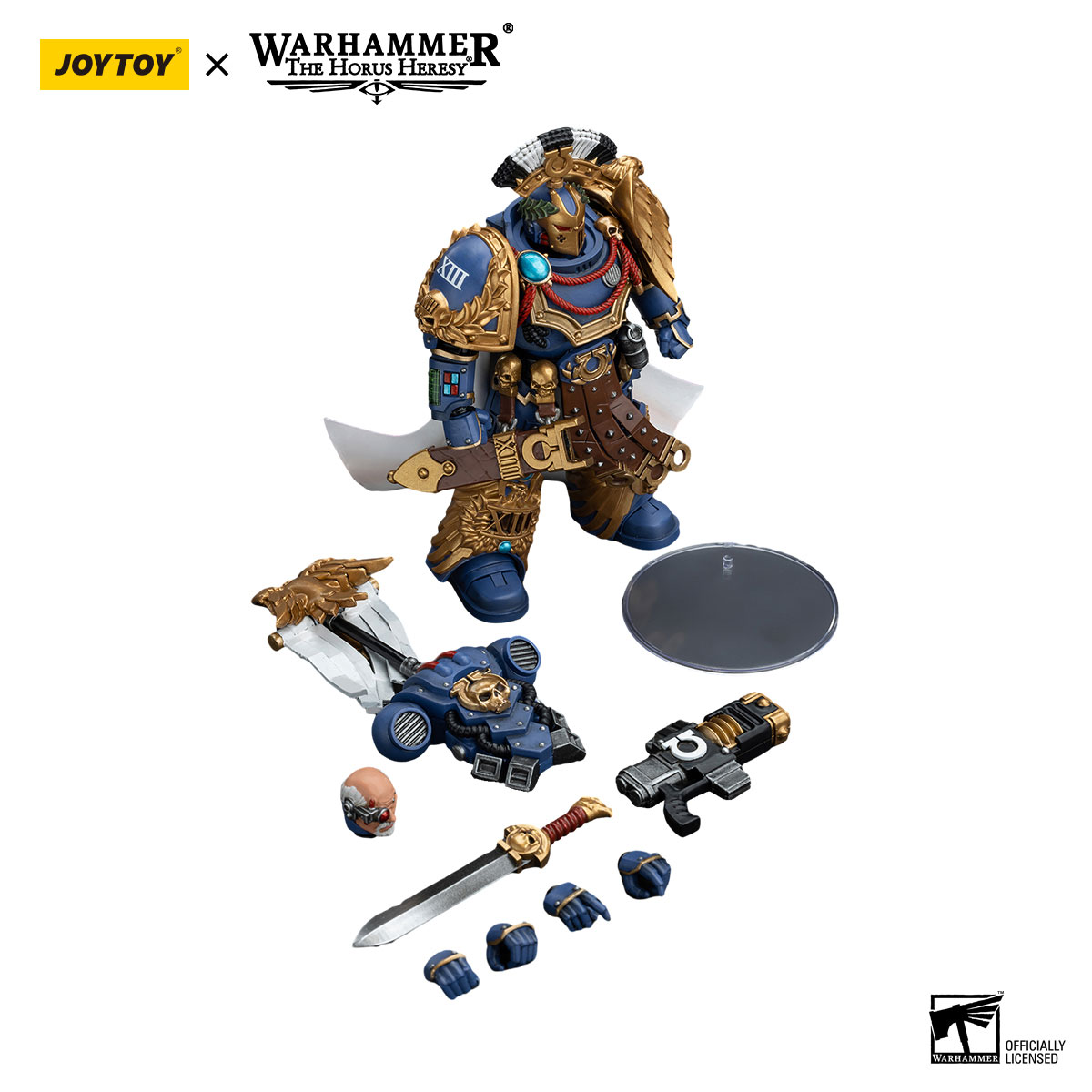 Ultramarines Legion Praetor with Power Sword and Volkite Serpenta - view 15