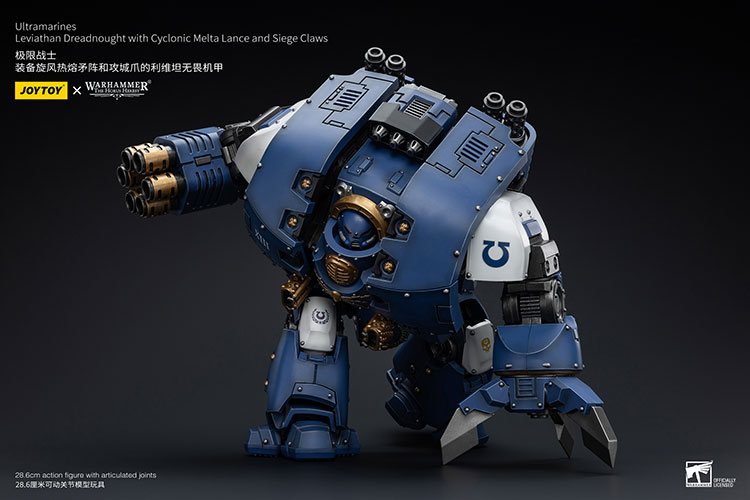 Ultramarines Leviathan Dreadnought with Cyclonic Melta Lance And Siege Claws - view 5